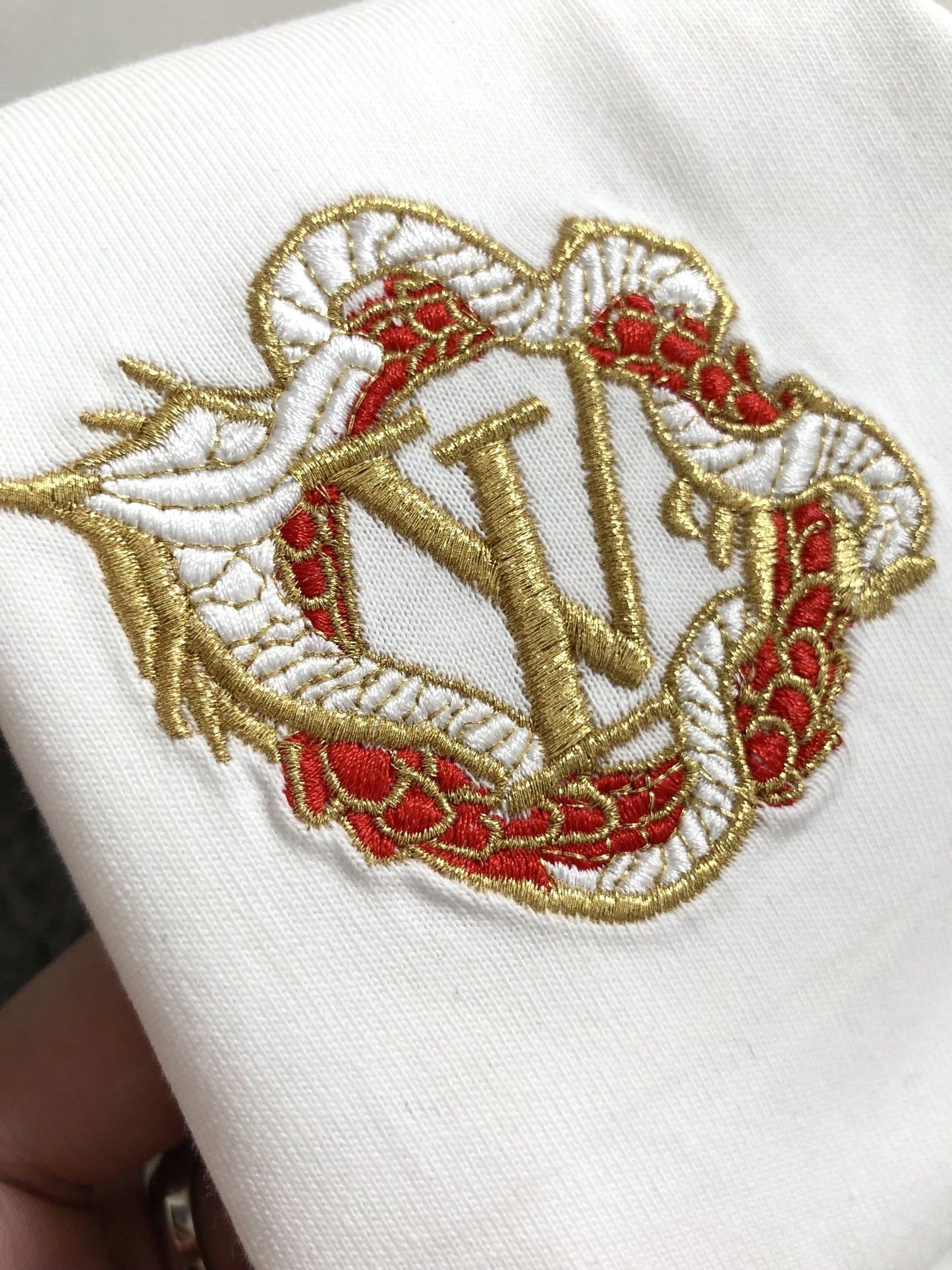 「#2863」Louis Vuitton 24ss Year of the dragon embroidered t-shirt