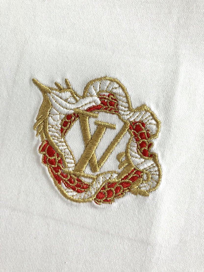 「#2863」Louis Vuitton 24ss Year of the dragon embroidered t-shirt