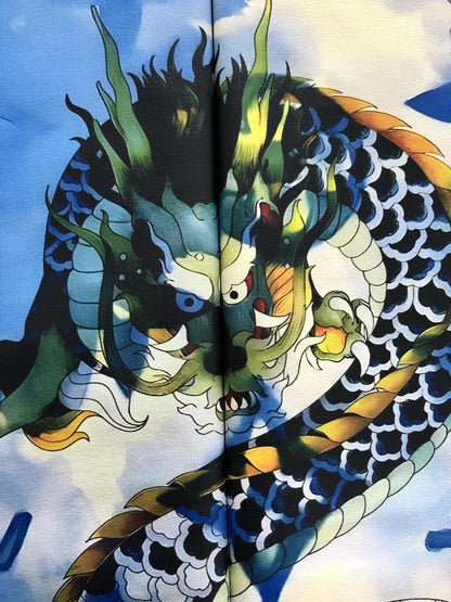 「#2875」Louis Vuitton Dragon Cloud printed T-shirt