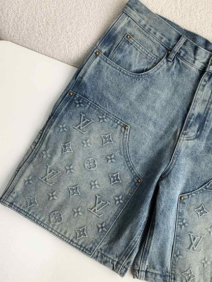 「#2884」LOUIS VUITTON Jean shorts