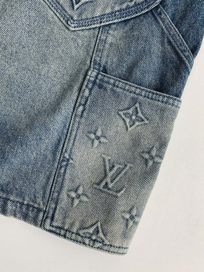 「#2884」LOUIS VUITTON Jean shorts
