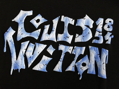 「#2887」Louis Vuitton Three-dimensional foam letter doodle round-neck t-shirt