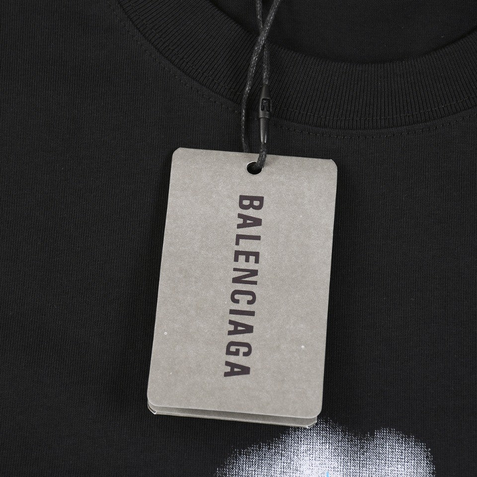 「#2895」Balenciaga 24s double B dot printing t-shirt