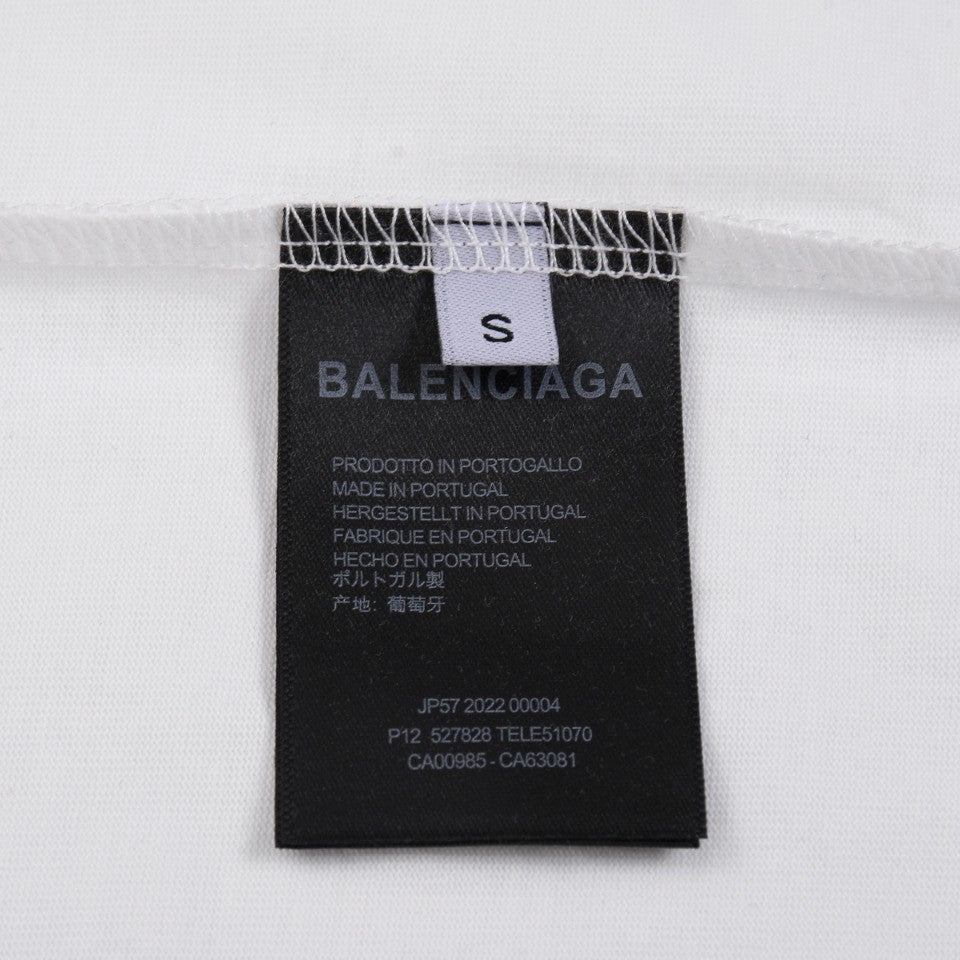 「#2897」Balenciaga 24s embroidered fabric t-shirt