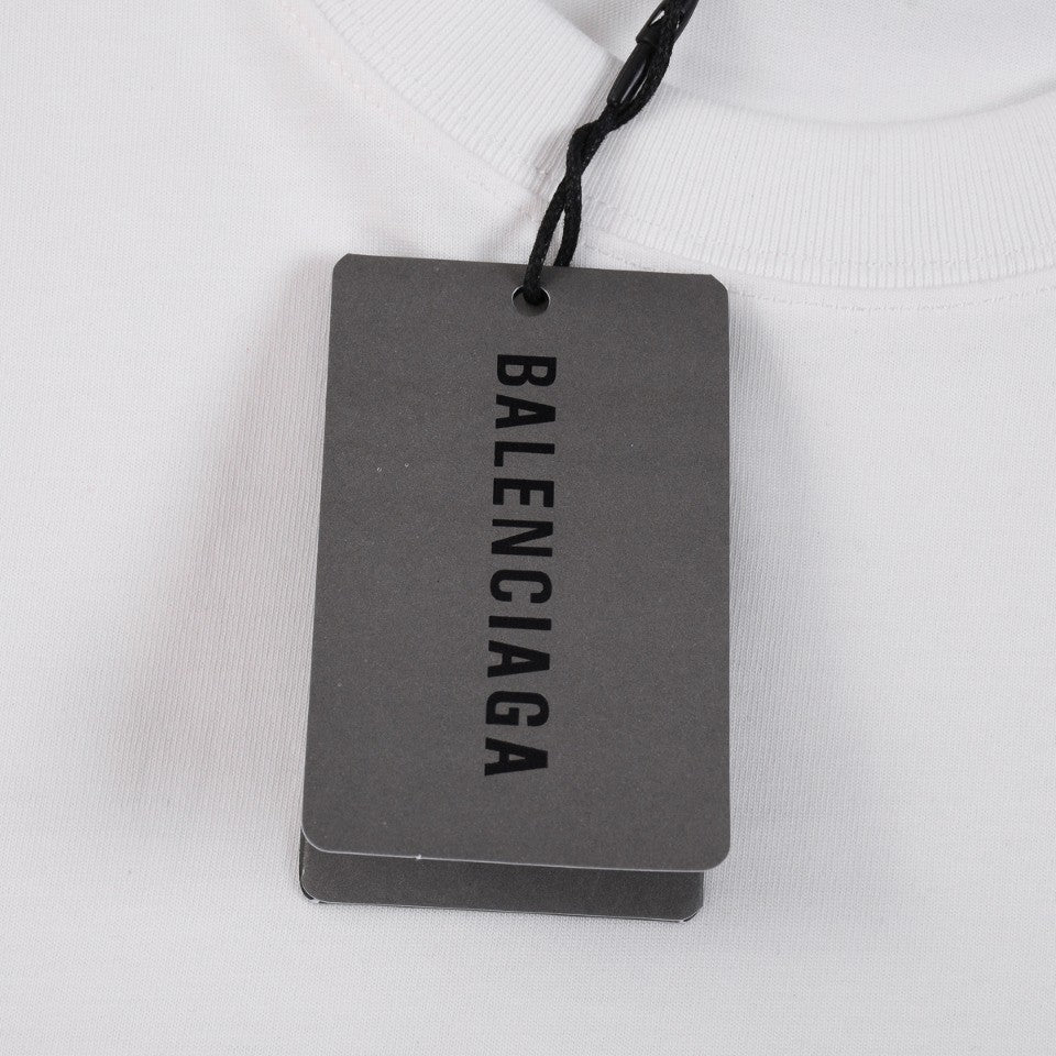 「#2897」Balenciaga 24s embroidered fabric t-shirt