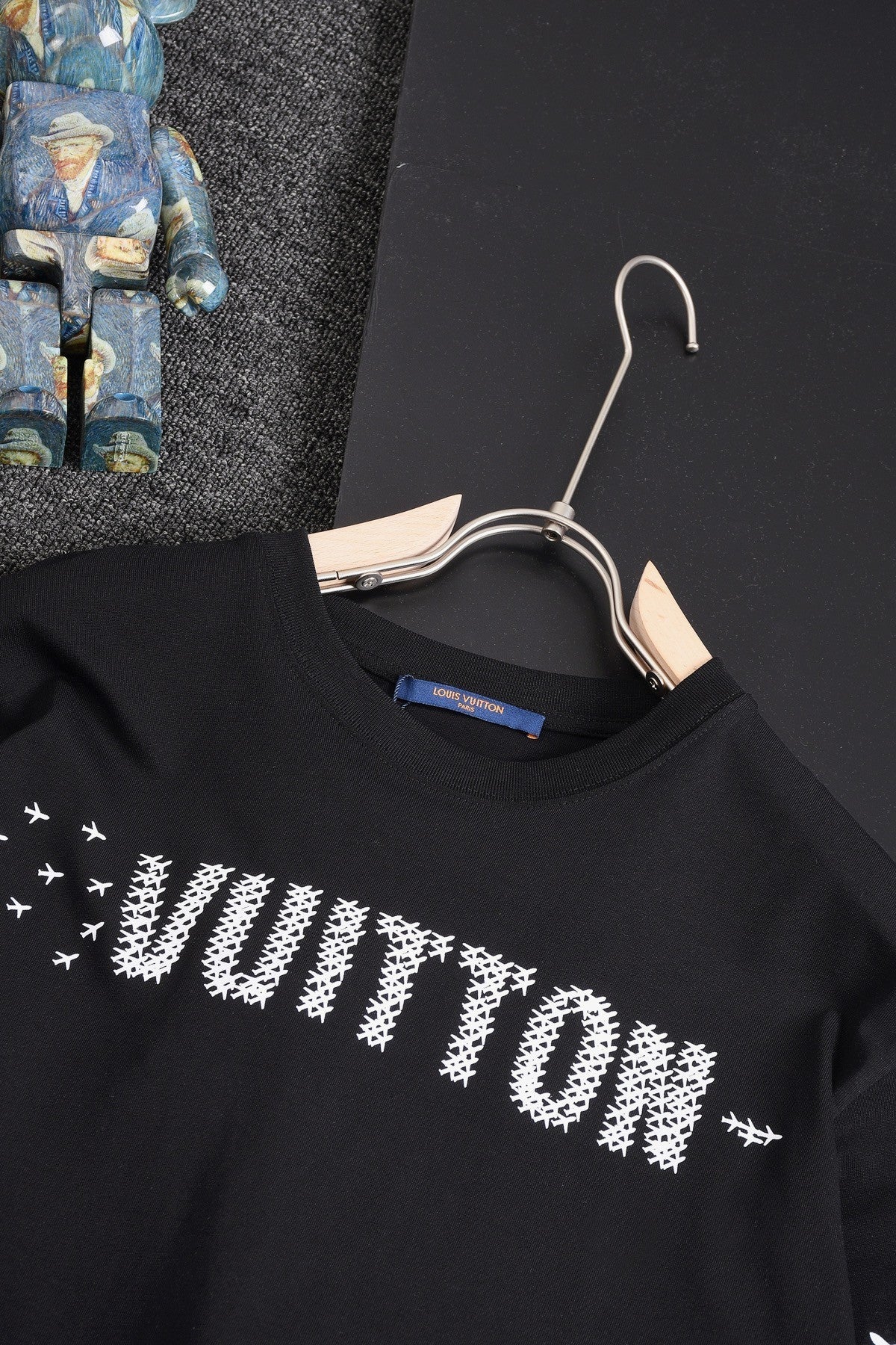 「#2899」Louis Vuitton 24SS early spring new large-scale small aircraft printed t-shirt