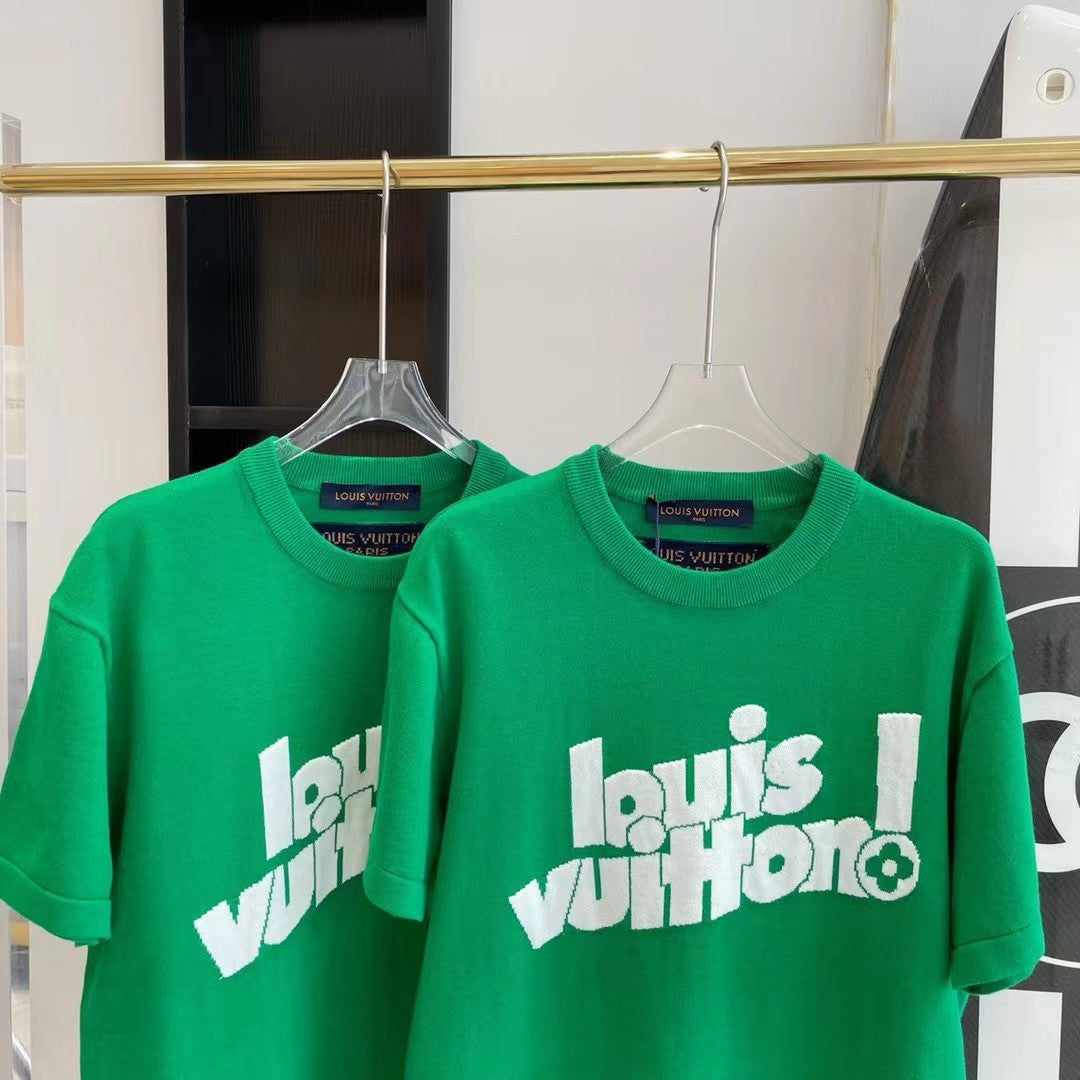 「#3008」Louis Vuitton 2024 classic embroidered pockets with trendy t-shirts