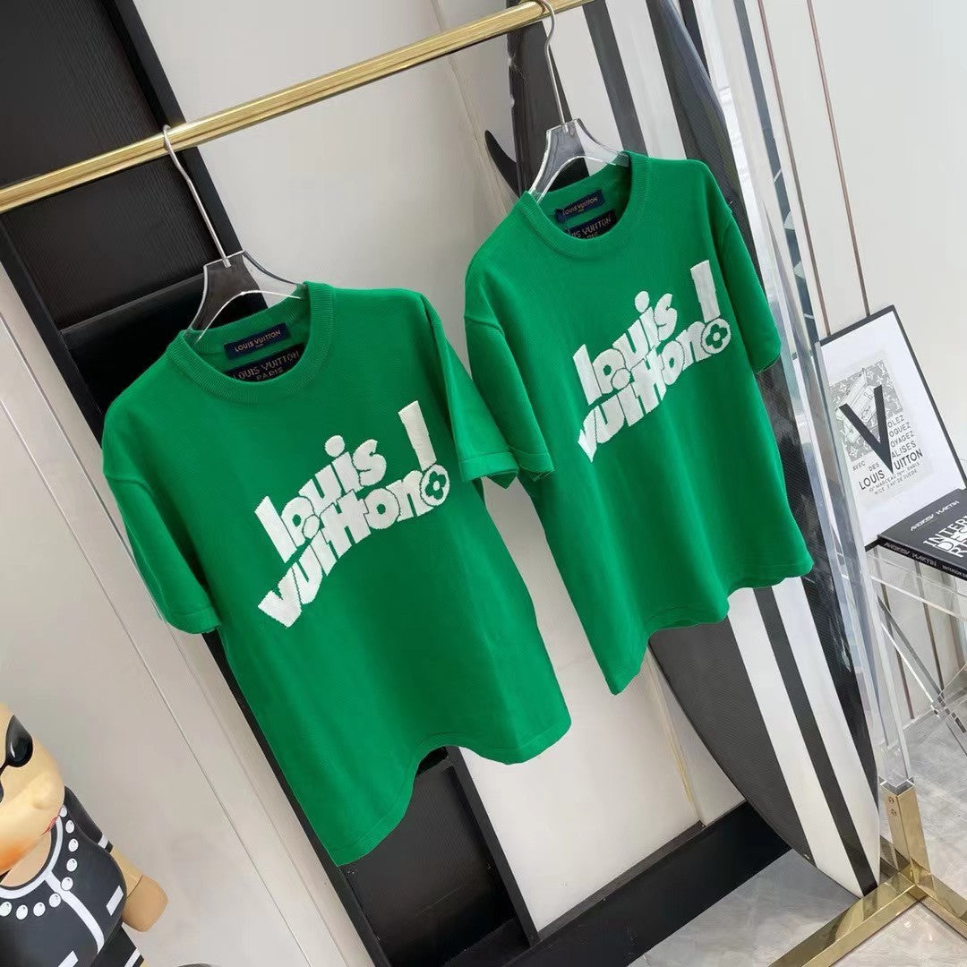 「#3008」Louis Vuitton 2024 classic embroidered pockets with trendy t-shirts
