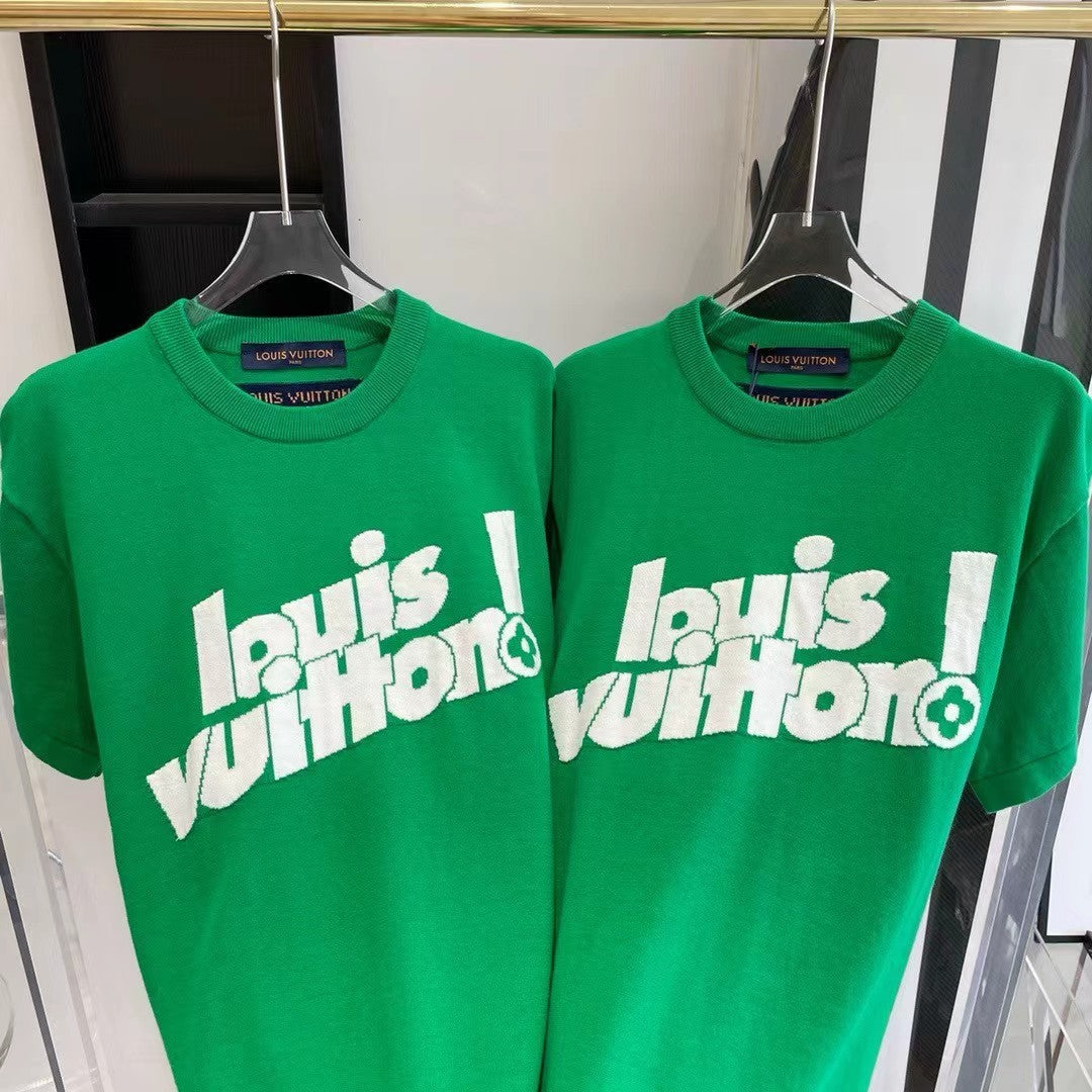 「#3008」Louis Vuitton 2024 classic embroidered pockets with trendy t-shirts