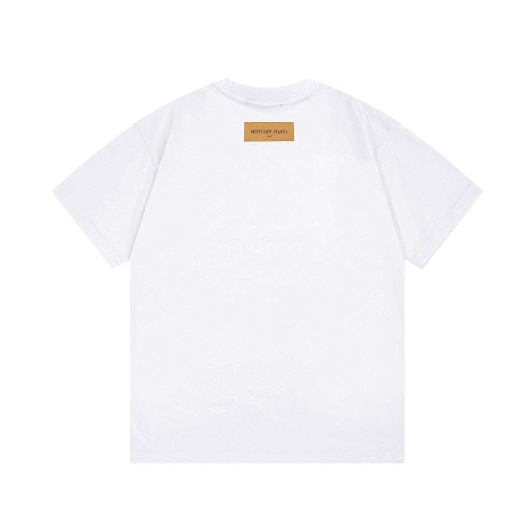 「#3176」Louis Vuitton Ink-jet, graffiti Logo t-shirt