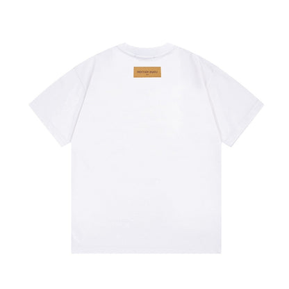 「#3176」Louis Vuitton Ink-jet, graffiti Logo t-shirt