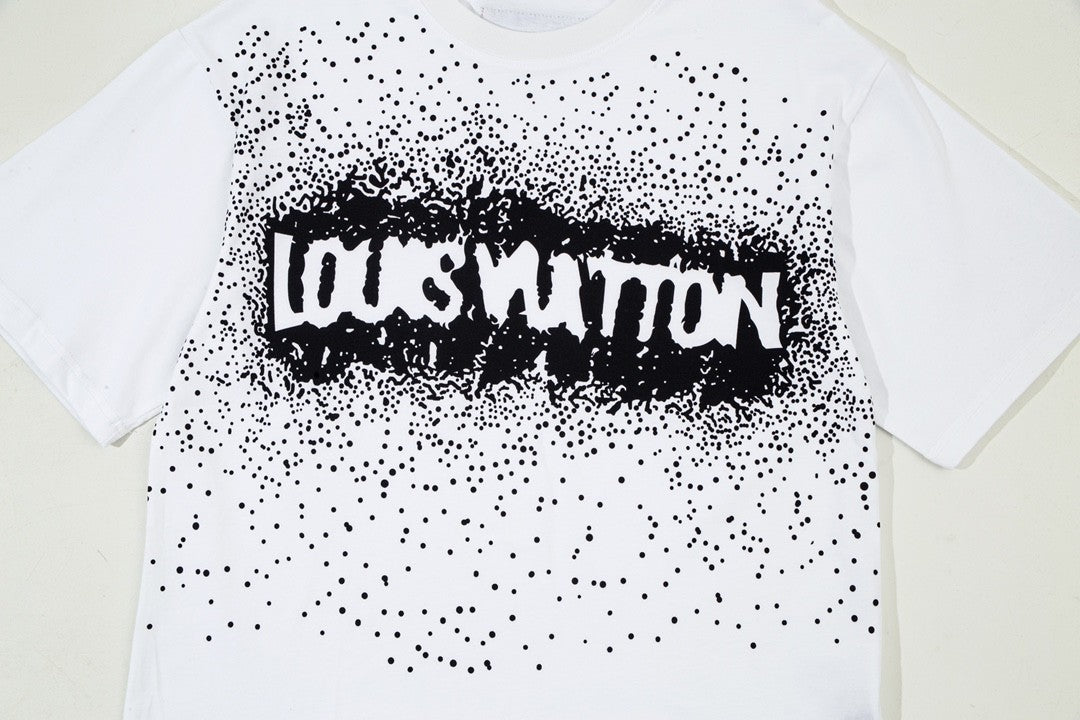 「#3176」Louis Vuitton Ink-jet, graffiti Logo t-shirt