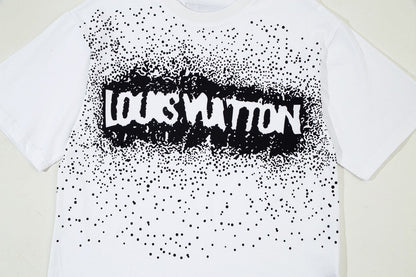 「#3176」Louis Vuitton Ink-jet, graffiti Logo t-shirt