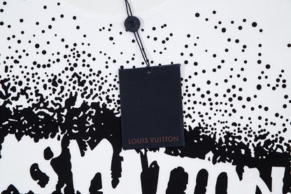「#3176」Louis Vuitton Ink-jet, graffiti Logo t-shirt