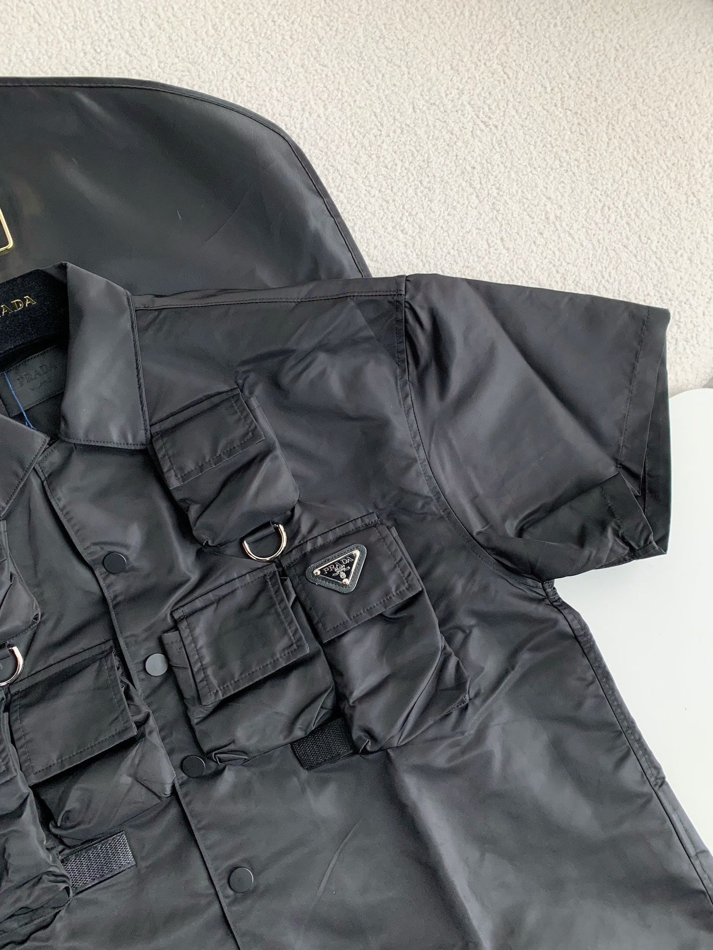 「#3240」Prada battlefield functional style short sleeved