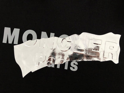 「#3247」MONCLER Silver-plated with bright lettering-shirt