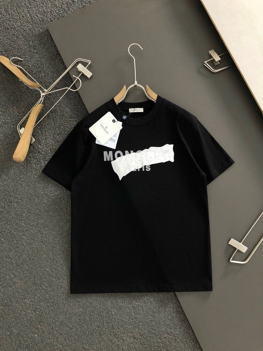 「#3247」MONCLER Silver-plated with bright lettering-shirt