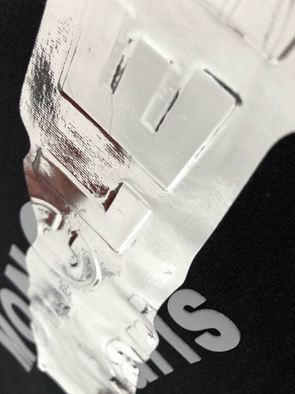 「#3247」MONCLER Silver-plated with bright lettering-shirt