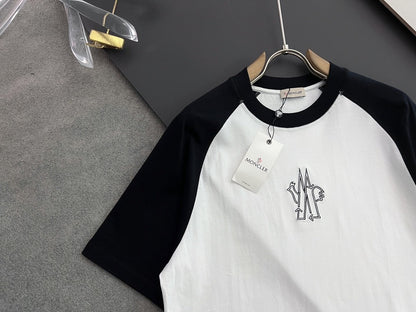 「#3251」MONCLER Spring/summer 2024 Shoulder sleeve T-shirt