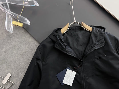 「#3333」Louis Vuitton 24 new double-sided printed Presbyterian jacket (Copie)
