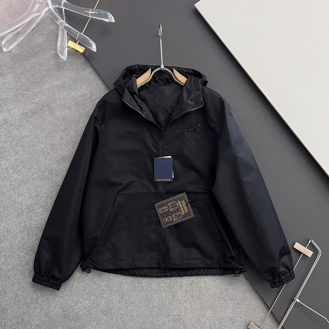 「#3333」Louis Vuitton 24 new double-sided printed Presbyterian jacket (Copie)