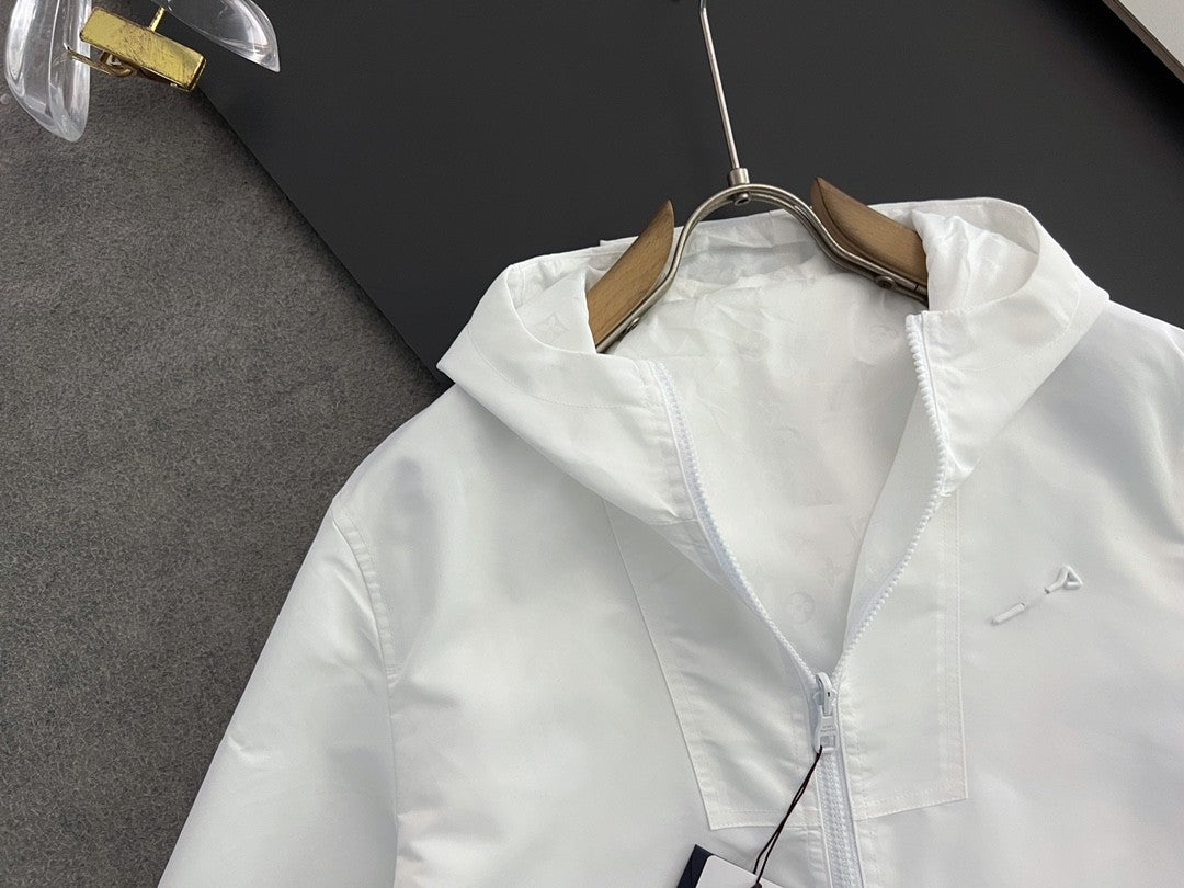 「#3333」Louis Vuitton 24 new double-sided printed Presbyterian jacket