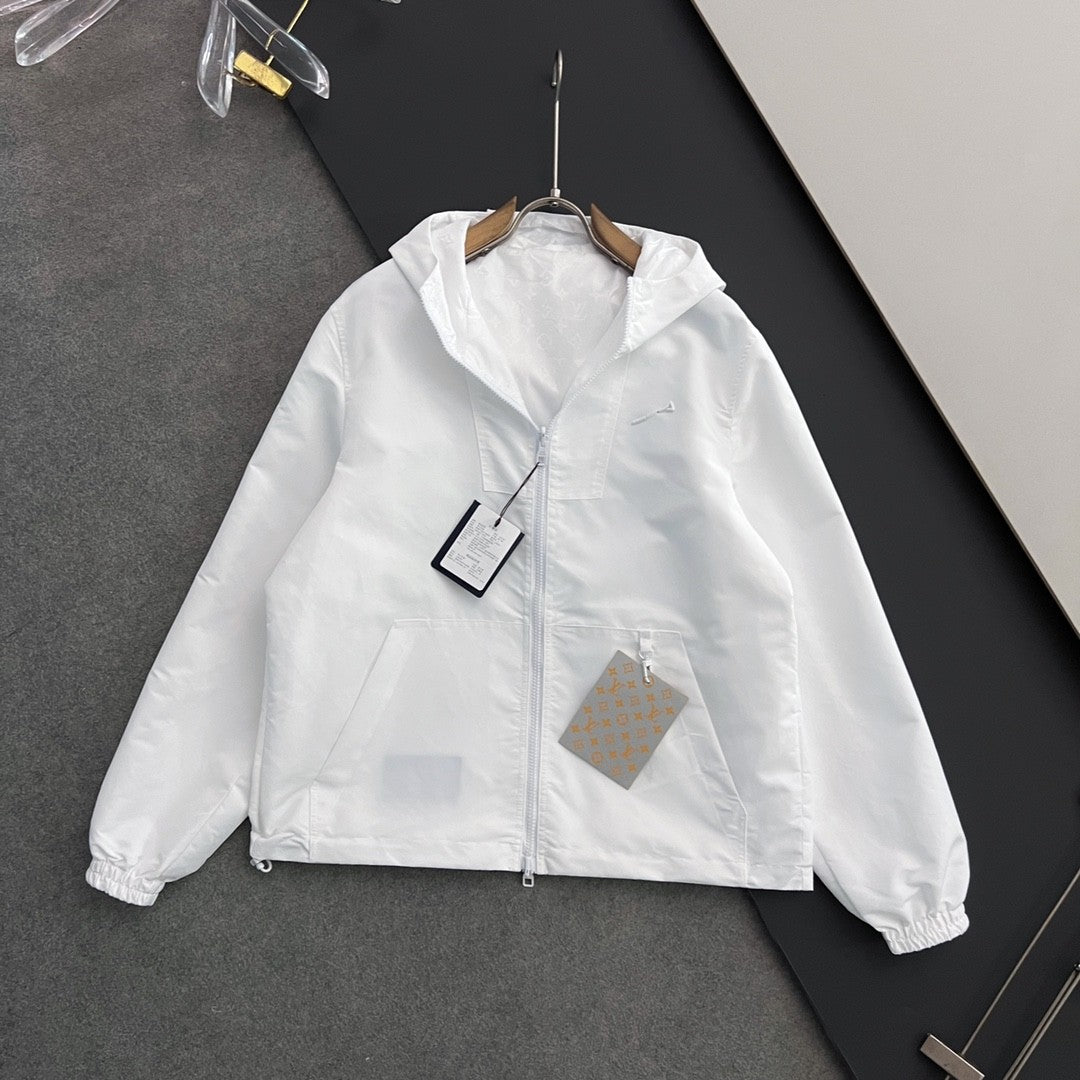 「#3333」Louis Vuitton 24 new double-sided printed Presbyterian jacket