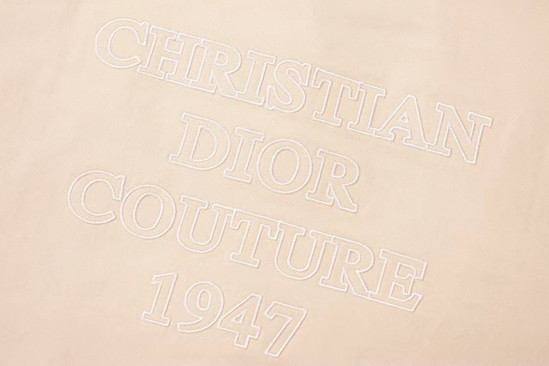 「#3383」Dior monogram embroidered zip-up hooded jacket
