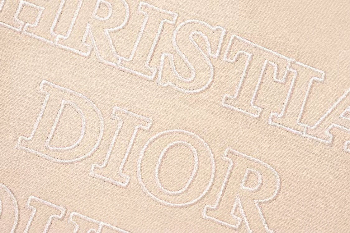 「#3383」Dior monogram embroidered zip-up hooded jacket