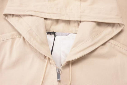 「#3383」Dior monogram embroidered zip-up hooded jacket