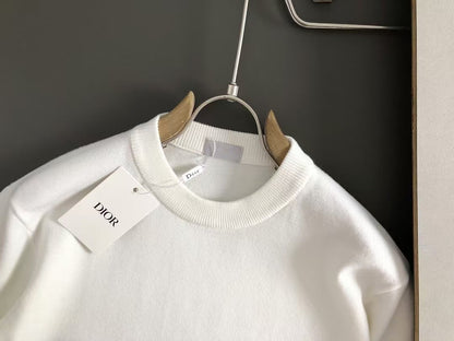 「#3388」DIOR wool crew neck long sleeves
