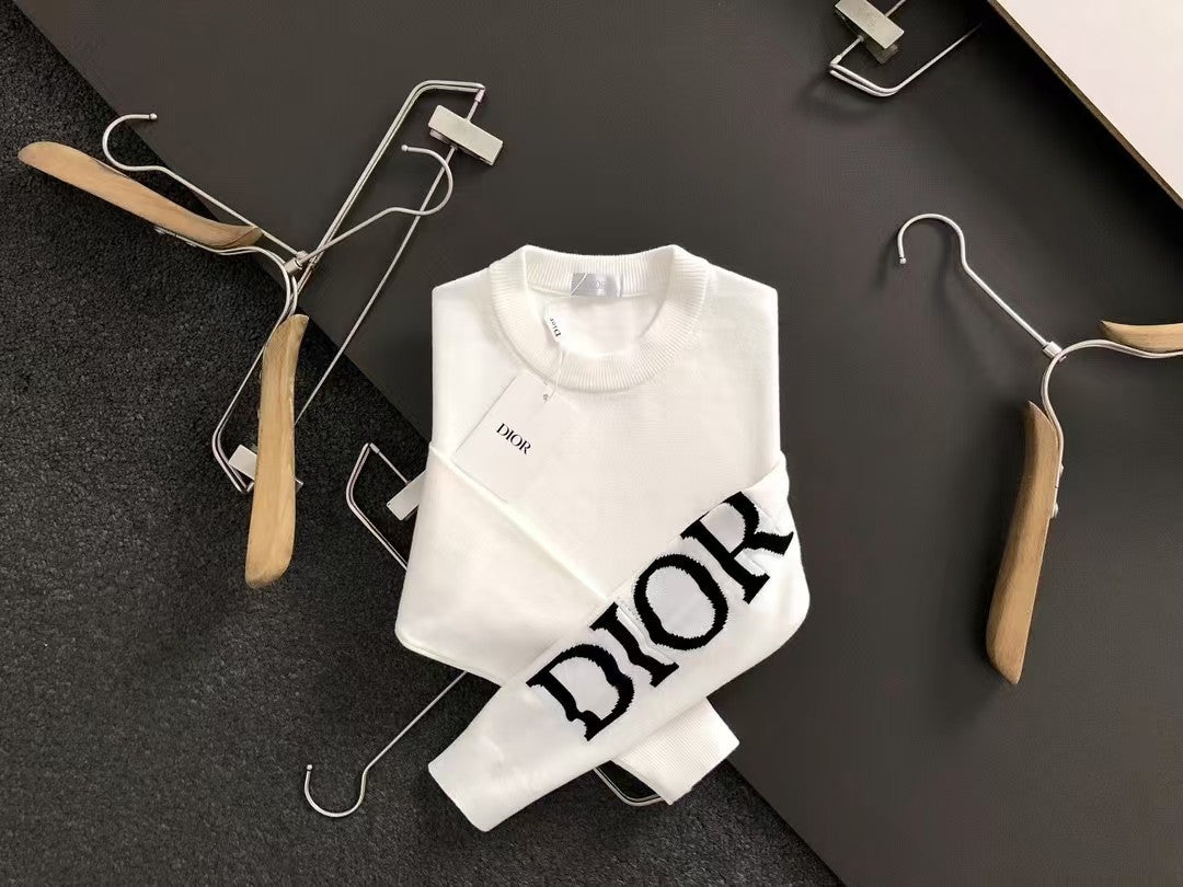 「#3388」DIOR wool crew neck long sleeves