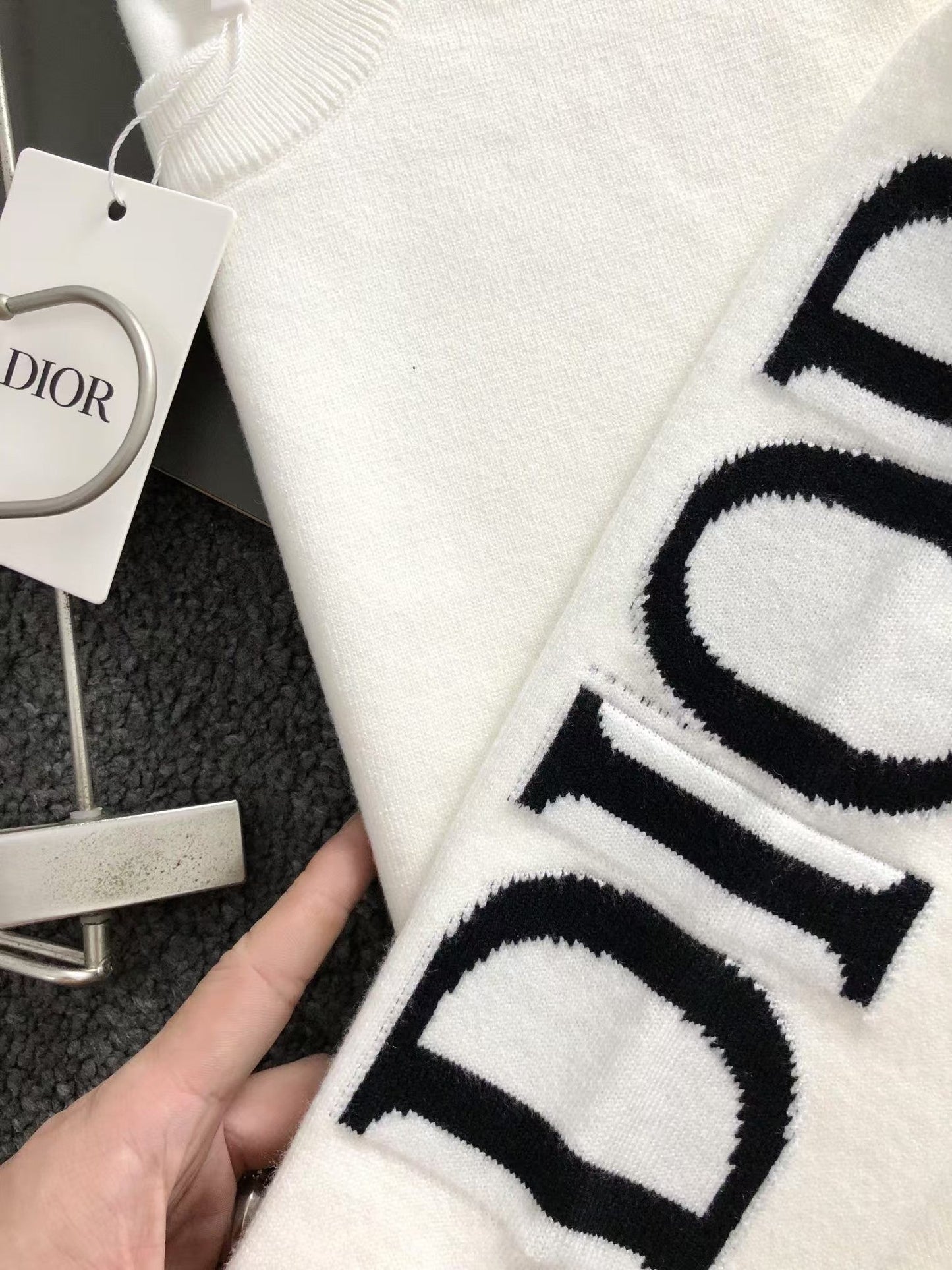 「#3388」DIOR wool crew neck long sleeves