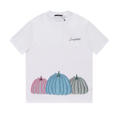 「#3405」Louis Vuitton Pumpkin Printed Short Sleeve