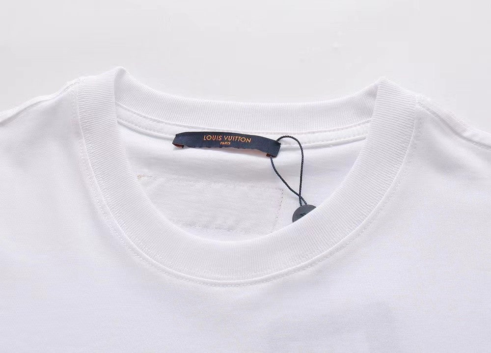 「#3405」Louis Vuitton Pumpkin Printed Short Sleeve