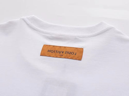 「#3405」Louis Vuitton Pumpkin Printed Short Sleeve
