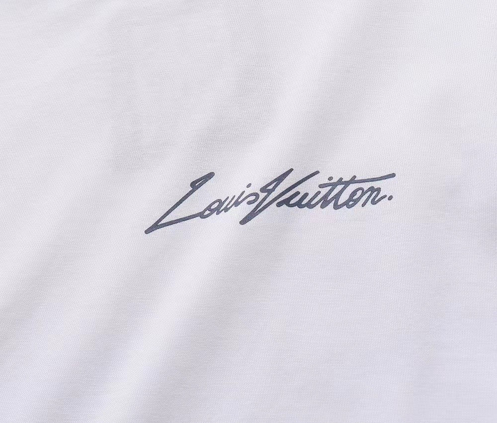 「#3405」Louis Vuitton Pumpkin Printed Short Sleeve
