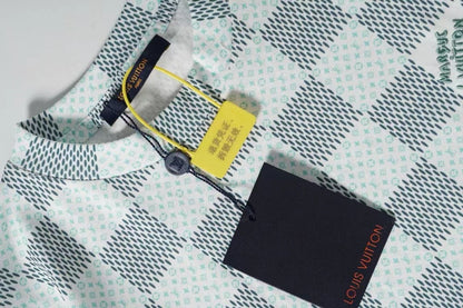 「#3413」Louis Vuitton checkered T-shirt