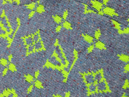 「#3429」Louis Vuitton 24 new colorful yarn full print hooded cardigan
