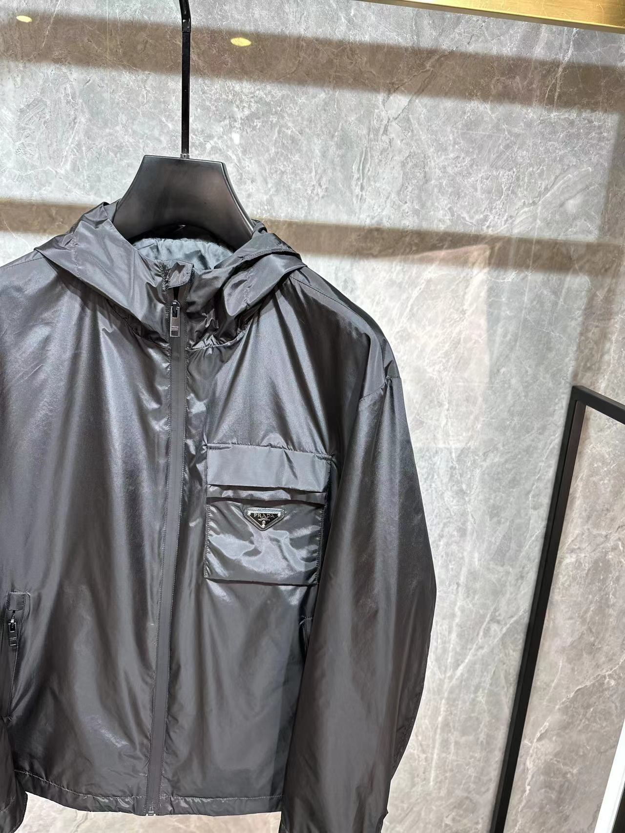 「#3471」PRADA Men's Hooded Jacket