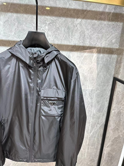「#3471」PRADA Men's Hooded Jacket