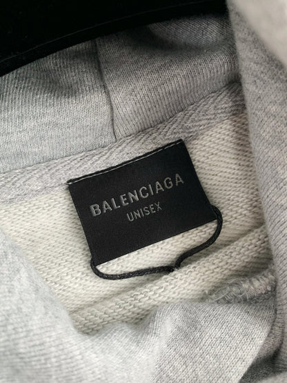 「#3483」Balenciaga logo print sports hooded sweatshirt