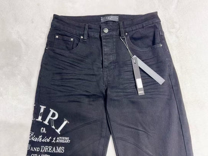 「#1856」Amiri slim fit petite straight jeans