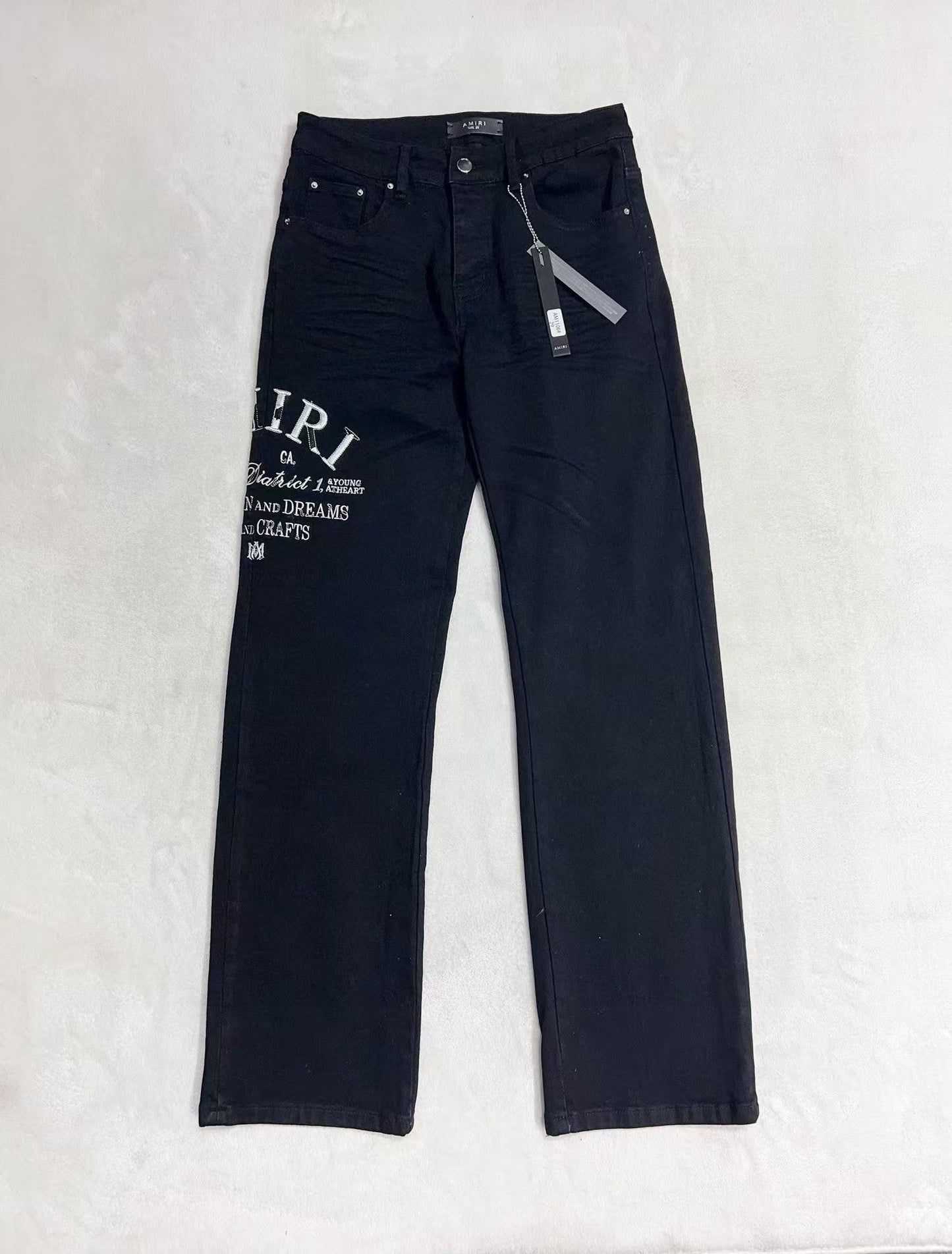 「#1856」Amiri slim fit petite straight jeans