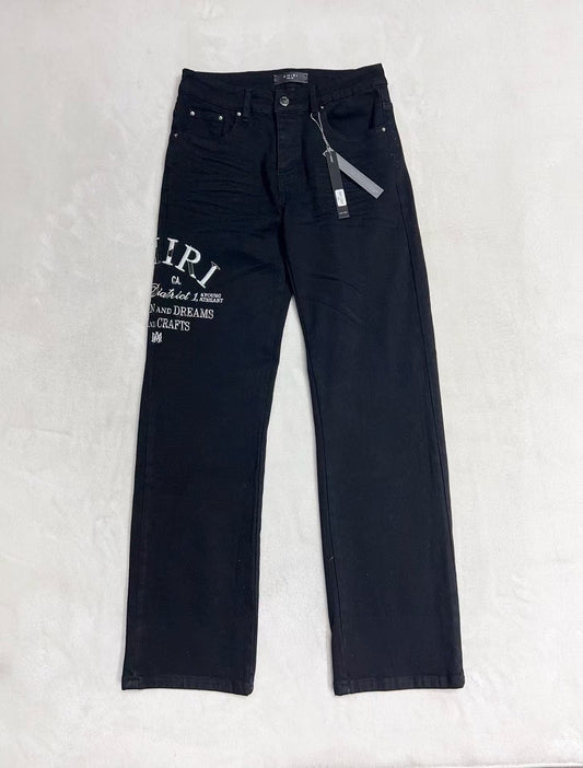 「#1856」Amiri slim fit petite straight jeans