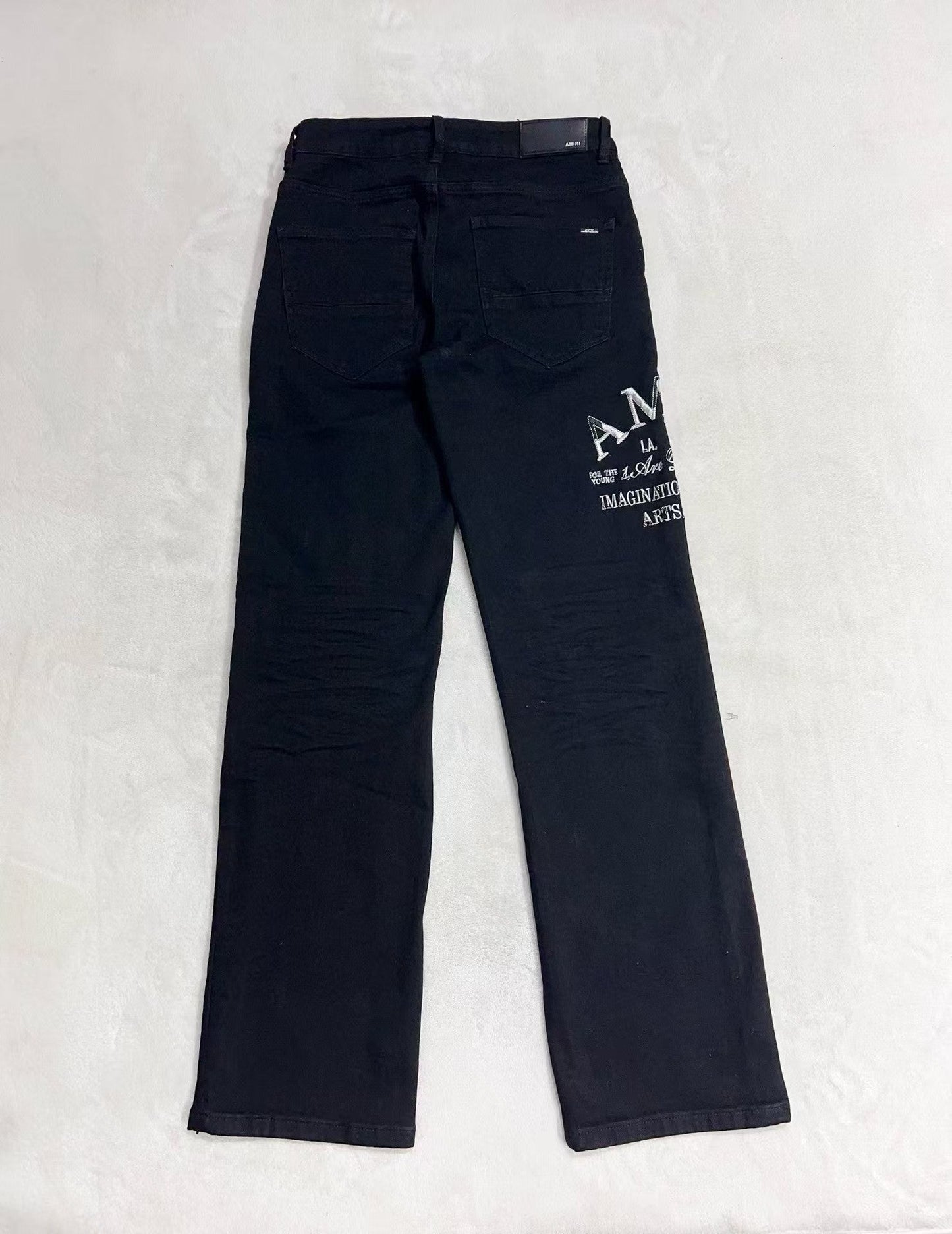 「#1856」Amiri slim fit petite straight jeans