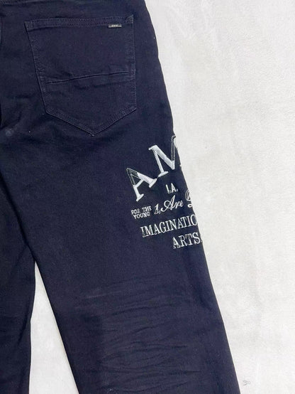 「#1856」Amiri slim fit petite straight jeans