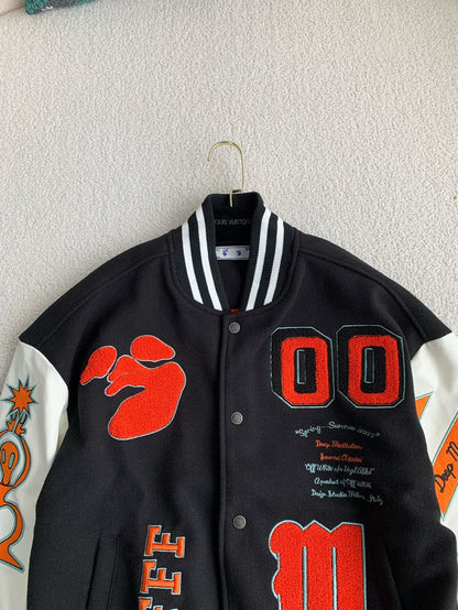「#3497」OFF-WHITE  FW22  Baseball uniform