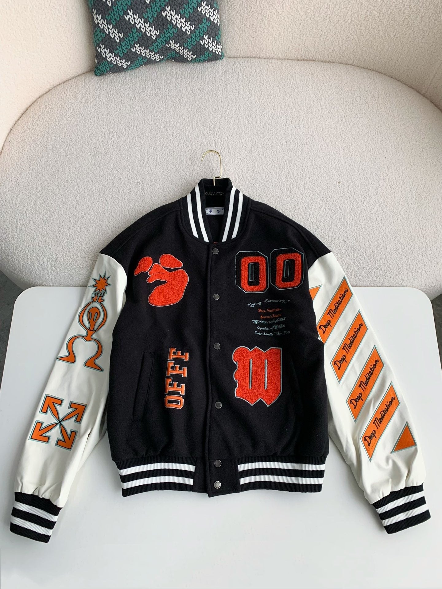「#3497」OFF-WHITE  FW22  Baseball uniform