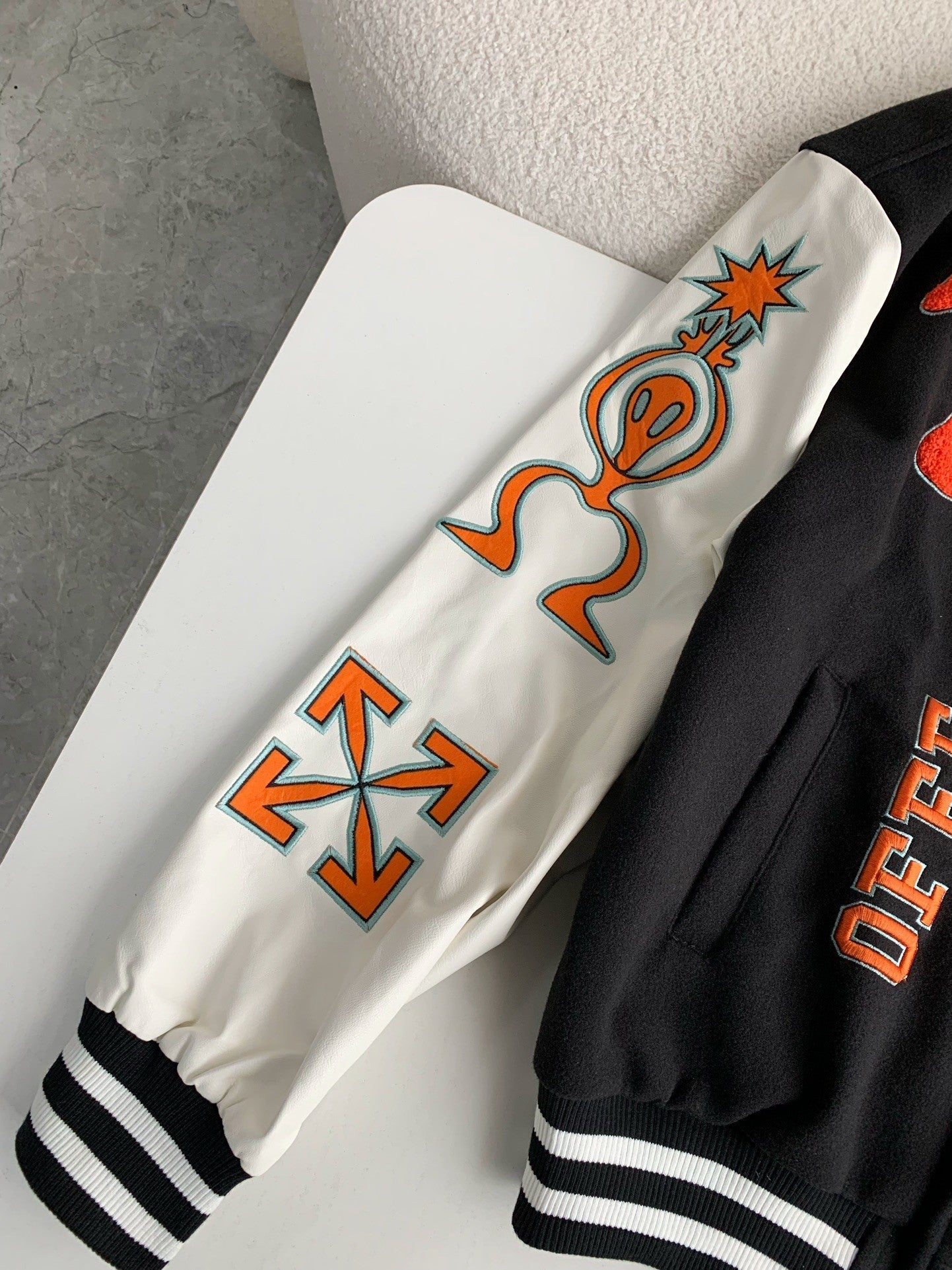 「#3497」OFF-WHITE  FW22  Baseball uniform